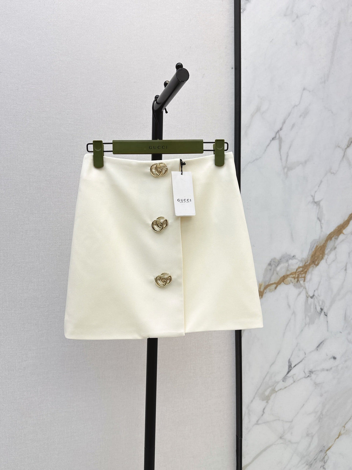 26FW NEW GG Metal-Buckle Mini Skirt 🤍