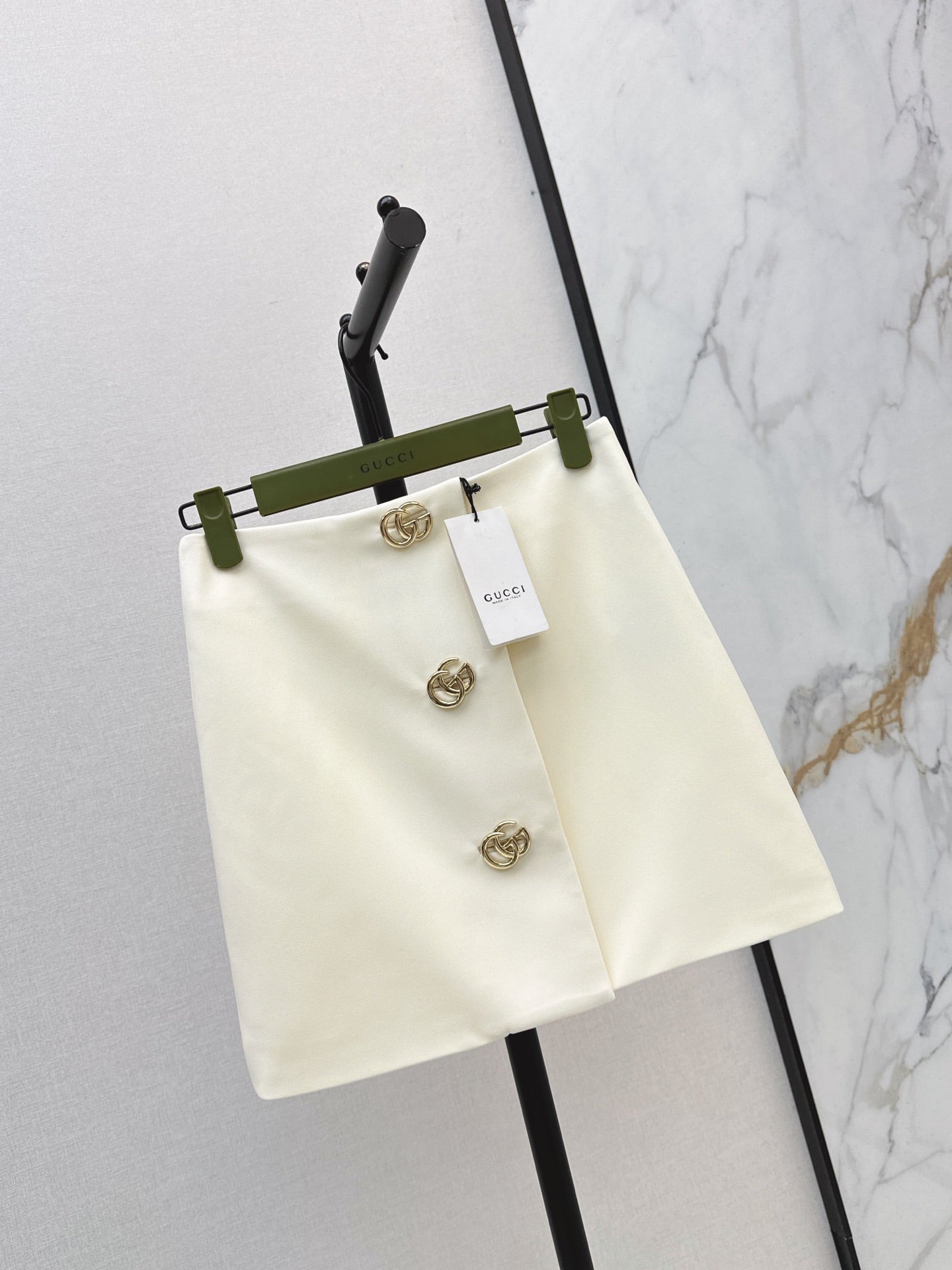 26FW NEW GG Metal-Buckle Mini Skirt 🤍
