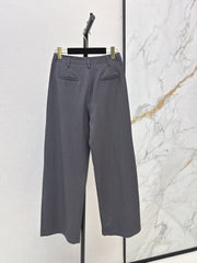 26FW Straight-Leg Wide-Leg Trousers with New Logo Hardware 🖤
