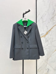 🔥Highest Quality🔥26FW New Faux-Layer Color-Block Paneled Blazer 🩶