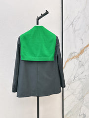🔥Highest Quality🔥26FW New Faux-Layer Color-Block Paneled Blazer 🩶
