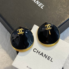 🔥HOT🔥26FW New Coco Beach Enamel Shell Double-C Stud Earrings
