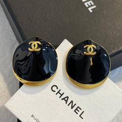 🔥HOT🔥26FW New Coco Beach Enamel Shell Double-C Stud Earrings